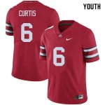 NCAA Ohio State Buckeyes Youth #6 Kory Curtis Red Nike Football College Jersey OSM6745DC